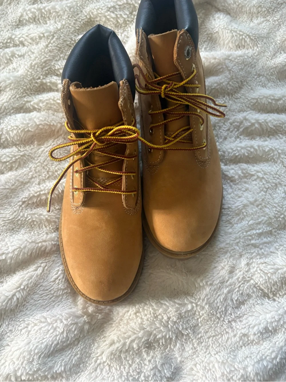 Timberland Kids Wheat/Tan Lace-Up Waterproof Boots